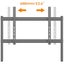KONIC 50"-86" Heavy-Duty Mobile TV Cart Trolley - Weight Up to 120kg - Storage Carousel 8
