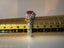 Elegant vintage solid 9ct/ 9k white Gold Ruby & Diamond ring Carousel 6