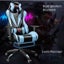 Gaming Chair Office Executive Armchair Headrest Footrest Massage Lumbar Speaker Carousel 1
