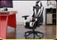 Gaming Chair Office Executive Armchair Headrest Footrest Massage Lumbar Speaker Carousel 4