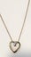 9ct gold & diamond heart pendant Carousel 1
