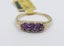 9ct Gold Amethyst & Diamond ring SYR7987A Carousel 1