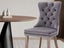 Dining chair Grey Silver x2 Carousel 7