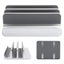 Adjustable Vertical Laptop Stand Dual Slot Aluminum Holder Carousel 8