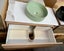 TERINA 900 X1 CENTRE BOWL WALL VANITY 1XDRAWER - ELESTONE ARCTIC WHITE 12MM Carousel 4