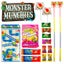 Monster Munchies Showbag w Spooky Blobs Chew Bar Rainbow Straws Sour Chews Carousel 3