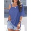 Off-Shoulder Loose Ladies Button Top Carousel 8