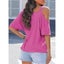 Off-Shoulder Loose Ladies Button Top Carousel 11