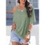 Off-Shoulder Loose Ladies Button Top Carousel 14