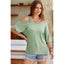 Off-Shoulder Loose Ladies Button Top Carousel 15