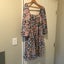 VERO MODA DRESS ~ Size 14-16 Puffy Sleeves Striking Fabric English Design : : : Carousel 7