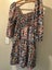 VERO MODA DRESS ~ Size 14-16 Puffy Sleeves Striking Fabric English Design : : : Carousel 8