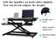 Ergonomic Computer Desk Converter Height Adjustable Carousel 10