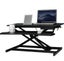 Ergonomic Computer Desk Converter Height Adjustable Carousel 1