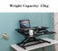 Ergonomic Computer Desk Converter Height Adjustable Carousel 7