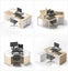 Ergonomic Computer Desk Converter Height Adjustable Carousel 4