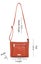 Stylish Caramel Orange Crossbody Bag Carousel 5
