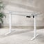 Levede Motorised Standing Desk Frame White Single Carousel 6