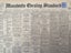 OLD NEWSPAPER: Manawatu Evening Standard - Saturday, 24 November 1962 Carousel 1