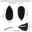 2Pcs Eye Patches Eye Patch for Glasses Silk Patch Carousel 6