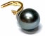 11.5 x 16mm Tahitian Peacock Black Green Pearl Enhancer Carousel 5