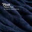 Dreamaker Cirra Chunky Embossed Fleece Heated Throw Midnight Blue - 180 x 200cm Carousel 3