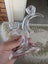 A beautiful crystal candle holder. Carousel 10