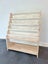 Solid pine wood bookshelf with canvas Carousel 5