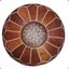 PREMIUM Handcrafted Moroccan Leather Pouf Carousel 1