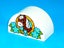 ®™DUPLO - 2 x 4 x 2 Slope, Horse Head in Ring & Flowers Patt ~Retired Dec 2013~ Carousel 2