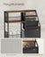 Retro End Table with Record Player Shelf & Magazine Rack Carousel 5