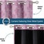 Vargottam Room Darkening Curtains - Set of 2 Panels, Grommet Top Blackout Drape Carousel 3