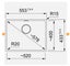 Franke Maris 520mm Single Bowl Flushmount Sink Stone Grey MRG210-52SG-B Carousel 3