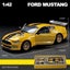 1:42 2018 Ford Mustang GT Alloy Toy Car Model Racing Alloy Assembly Series, blue Carousel 1
