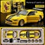 1:42 2018 Ford Mustang GT Alloy Toy Car Model Racing Alloy Assembly Series, blue Carousel 6