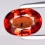 0.93ct 6.8x5mm VS Oval Orange Sapphire - Lustrous, Songea Tanzania Gem Carousel 1