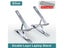 Aluminum 9 Levels Double Adjustable Height Vertical Folding Laptop Stand For Carousel 1