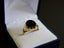 9ct Yellow Gold and Onyx Mens Ring Carousel 1