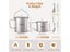 Tomshoo 3PCS Titanium Cookware Set For Outdoor Camping Carousel 6