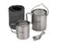 Tomshoo 3PCS Titanium Cookware Set For Outdoor Camping Carousel 1