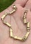 RARE Vintage 14k Yellow Gold Moving Bar Link Bracelet Carousel 3