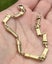 RARE Vintage 14k Yellow Gold Moving Bar Link Bracelet Carousel 4