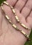 RARE Vintage 14k Yellow Gold Moving Bar Link Bracelet Carousel 13