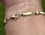 RARE Vintage 14k Yellow Gold Moving Bar Link Bracelet Carousel 16