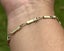 RARE Vintage 14k Yellow Gold Moving Bar Link Bracelet Carousel 19