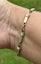 RARE Vintage 14k Yellow Gold Moving Bar Link Bracelet Carousel 20