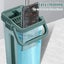 Flat Squeeze Mop With Bucket Hand Free Wringing For Hard/laminate Floors Carousel 8