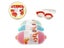Microwave Egg Poacher Cookware Double Cup Egg Boiler Kitchen Steamed Egg Set Carousel 7