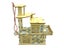 Hamster Wooden Villa House Climbing Toy Hideout Nesting Habitat For Chinchillas Carousel 1