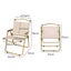 Levede Camping Chair Folding Outdoor Portable Foldable Fish Chairs Beach Picnic Carousel 8